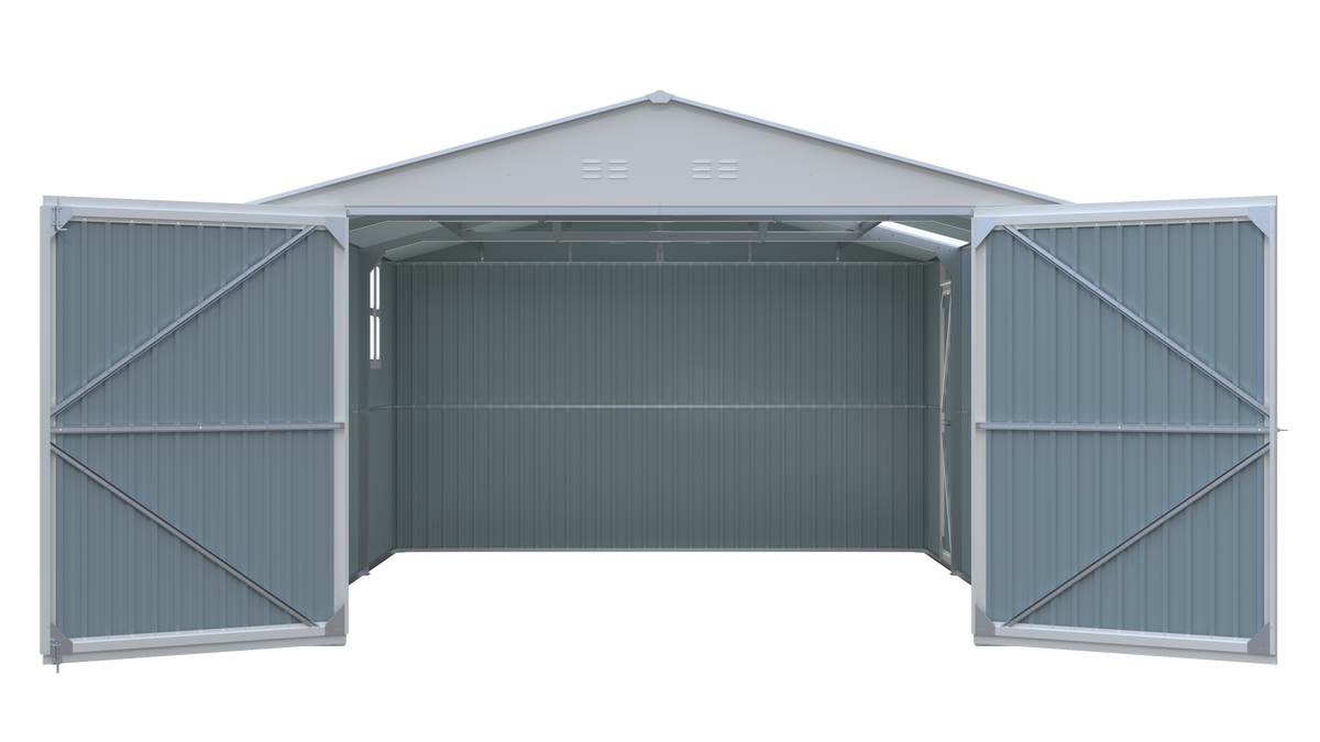 Outdoor Storage Shed 20x13 FT - Metal Garden Utility Shed, photo 9 of 10