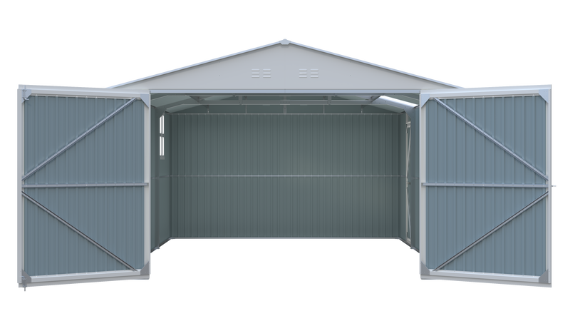 Outdoor Storage Shed 20x13 FT - Metal Garden Utility Shed, photo 9 of 10