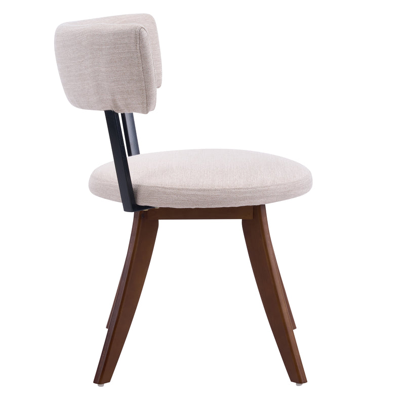 Modern Upholstered Dining Chairs with Curved Back, photo 7 of 10