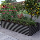 8×4×1.5 ft Galvanized Raised Garden Bed by HouseOfZazla