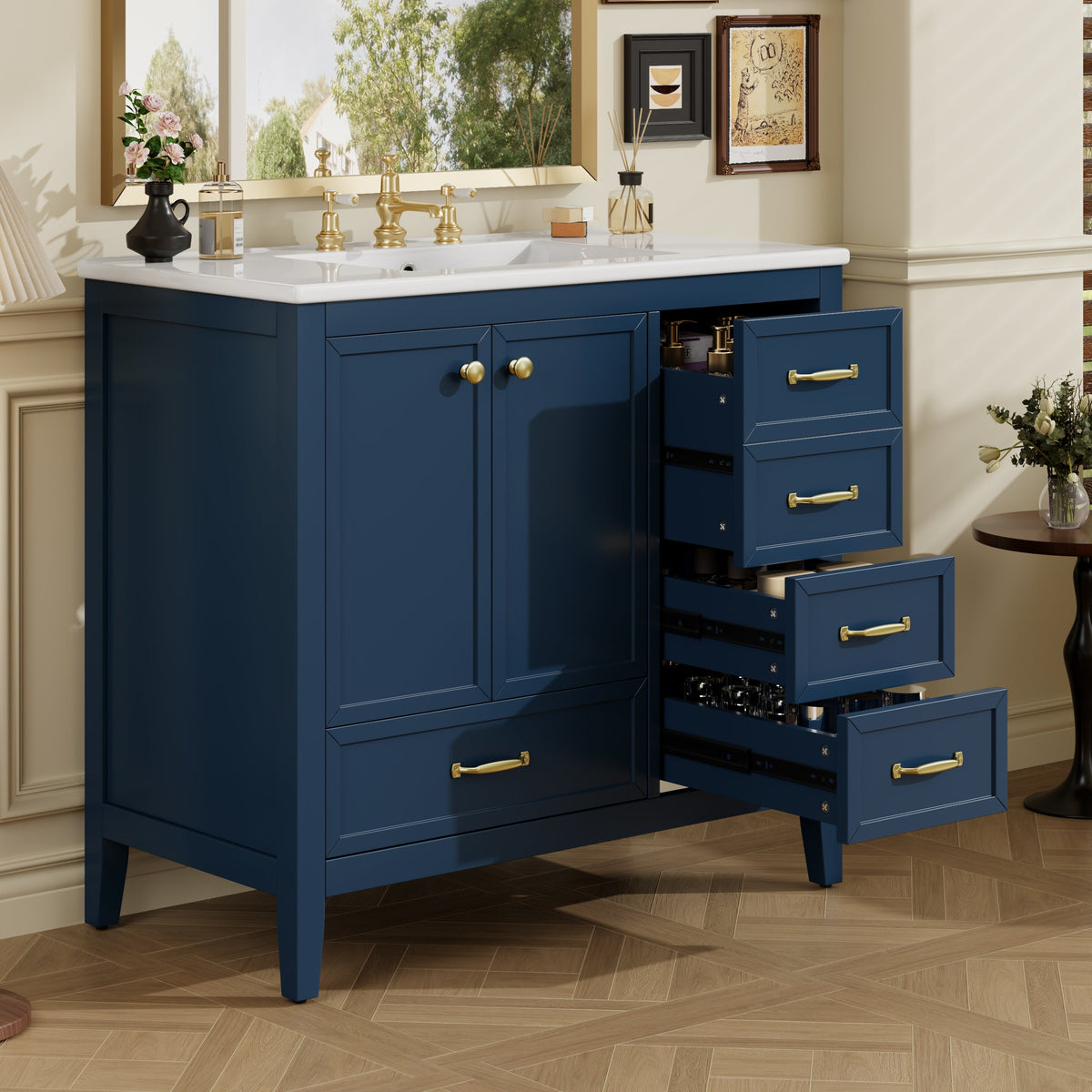 36" Bathroom Vanity with Sink, photo 7 of 10