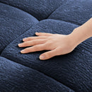 Modern Sofa & Pillows, Textured Cover, High Rebound Cushions by HouseOfZazla