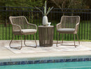 Majors Beach - Outdoor Table And 2 Chairs (Set of 3) - Beige by Unique Piece Furniture