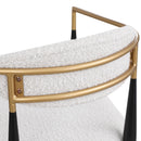 Upholstered Bar Stools With Backs for Kitchen Island (Set of 2) - Beige by HouseOfZazla