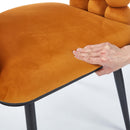 Modern Chair With Tube Legs, Soft Cushions And Comfortable Backrest by Unique Piece Furniture
