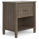 Lev - Bedside Table - Smoky Brown by HouseOfZazla