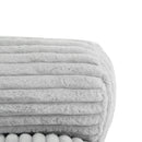 Latina Indoor Foldable Bean Bag Lounge Chair - Light Gray by HouseOfZazla