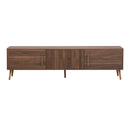TV Stand With 2 Drawers For TVs Up To 80" - Walnut by HouseOfZazla