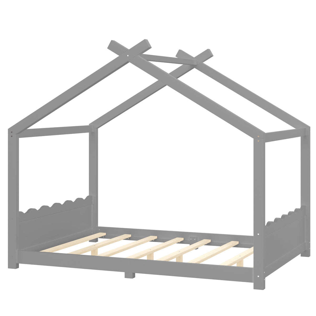 Full House Floor Bed with Support Slats, photo 5 of 10