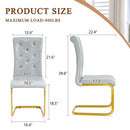Elegant Design Alligator Skin Upholstered Dining Chairs