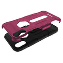 Rugged Phone Case for iPhone X Drop-protection Phone Case with Kickstand Heavy Duty Dual Layers Phone Protective Cover