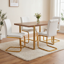 Modern Dining Chairs Set of 4, PU Leather