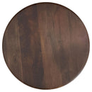 Columbo - 3 Piece Coffee And End Table Set With Round Tops - Brown by HouseOfZazla