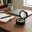 Black Round Wood Box with Compass by creativegiftsdirect