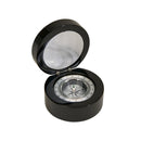 Black Round Wood Box with Compass by creativegiftsdirect