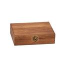 Wood Box Whiskey Stone Set by creativegiftsdirect