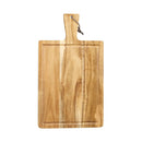 Acacia Wood Cutting Board with Handle by creativegiftsdirect