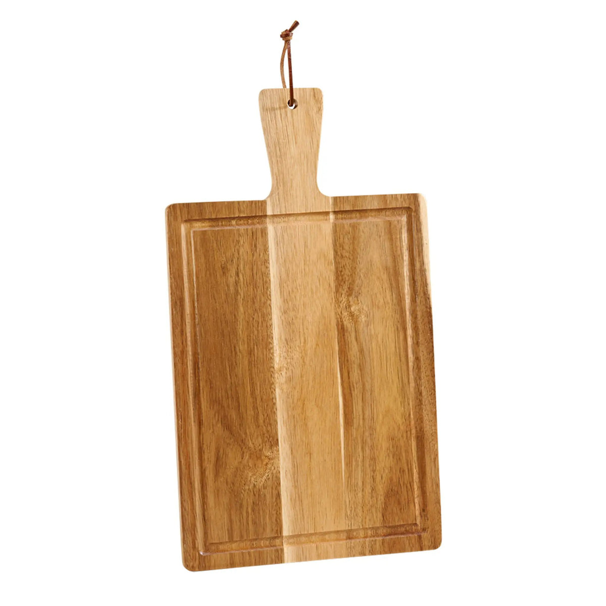 Acacia Wood Cutting Board with Handle, photo 2 of 4