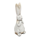 7.5x7x20" Textured Bunny Figurine