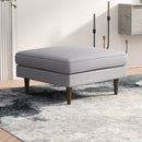 Amber - Square Upholstered Ottoman by HouseOfZazla