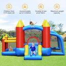 Inflatable Soccer Goal Ball Pit Bounce House Without Blower by LJGDeals