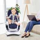 A-Shaped High Chair with 4 Lockable Wheels by LJGDeals