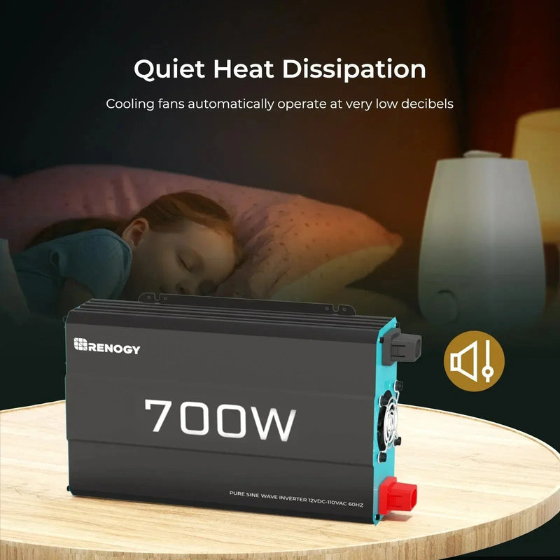700W 12V Pure Sine Wave Inverter, photo 7 of 11