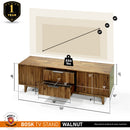 Bosk Wood Fluted TV Stand by Megsu