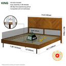Alander Solid Wood Bed Frame