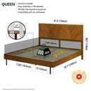 Alander Solid Wood Bed Frame