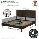 Alander Solid Wood Bed Frame