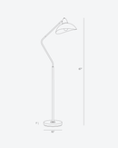 Swoop Floor Lamp by Brightech