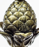 Blooming Pineapple Ceiling Fan Pull, 3"h with 12" Antiqued Brass Chain