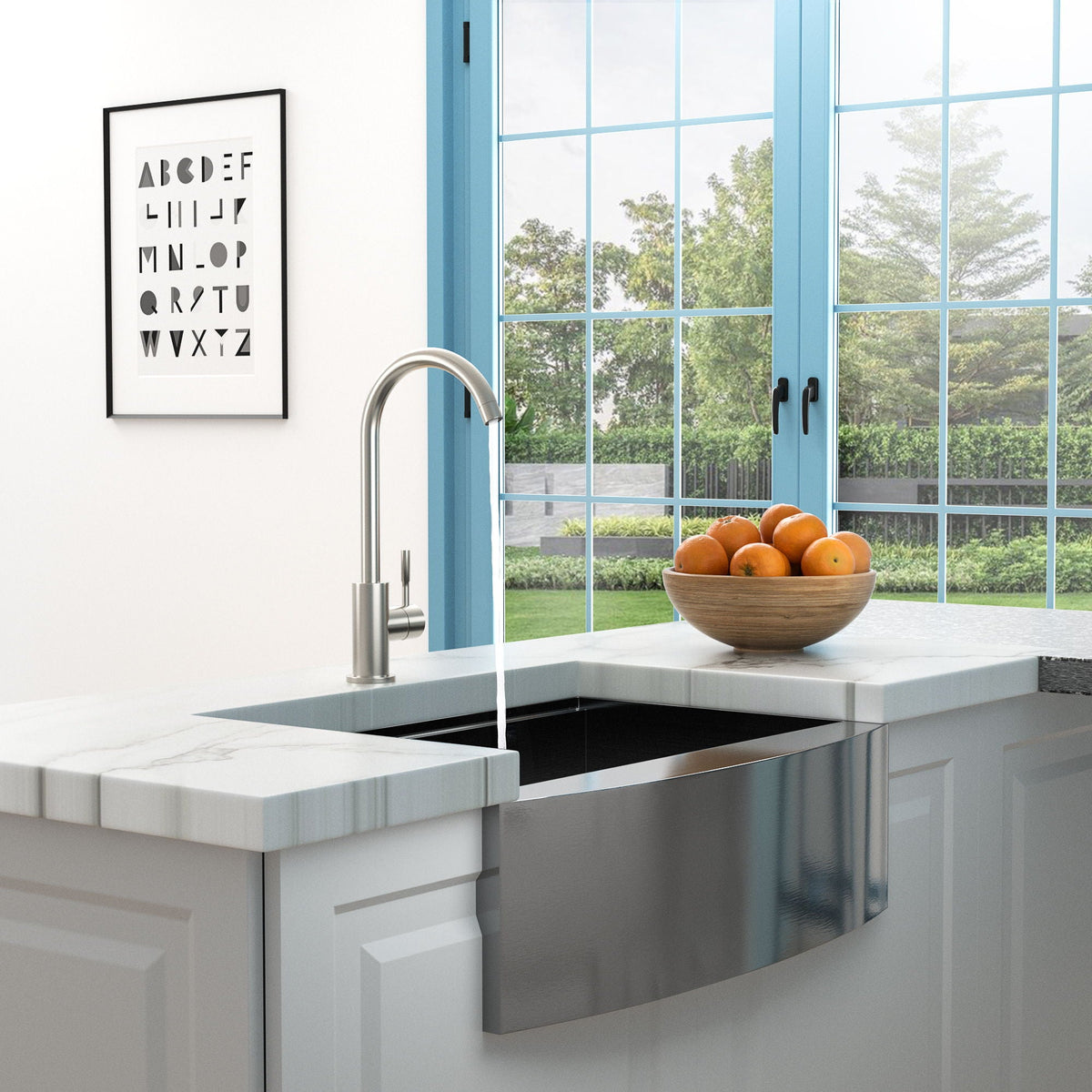 Modern Kitchen Sink Faucet With Single Handle, photo 4 of 18
