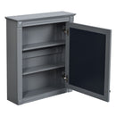 Wall Mounted Bathroom Storage Cabinet With Mirror, Medicine Cabinet With Height Adjustable Shelf