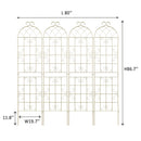 Metal Garden Rustproof Trellis For Climbing Plants Outdoor Flower Support