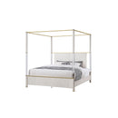 Malco - 4 Post Bed With Upholstered Headboard by Unique Piece Furniture