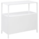 Kenneth - 2 Door Radio Weave Accent Cabinet - White by HouseOfZazla