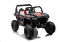 12V7A*1 30W*4 Four-Wheel Drive Seat One Button Start, Forward And Backward, High And Low Speed, Music, Front Light, Power Display, Two Doors Can Open, 2.4G R / C, Seat Belt Four Wheel Absorber by HouseOfZazla