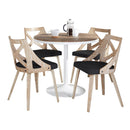 Dakota Charlotte - 5 Piece Dining Set Contemporary by HouseOfZazla