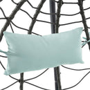 Egg Chair with Stand Indoor Outdoor Swing Chair Patio Wicker Hanging Egg Chair by HouseOfZazla