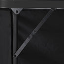 Yescom Folding Portable Bar Table with Storage Shelf