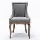 Ultra - Side Dining Chair, Nail Head (Set of 2) by Unique Piece Furniture