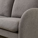 Loveseat Sofa Small Couch For Living Room, Sherpa Fabric Upholstered Loveseat Sofa Couch, Small Loveseat Sofa For Apartment, Bedroom by HouseOfZazla