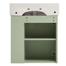 Modern Floating Bathroom Vanity With Ceramic Basin Perfect For Small Bathrooms by HouseOfZazla