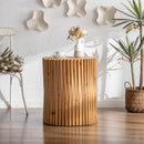 Walker Edison | Wood Fluted Side Table