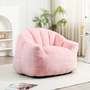 Beanbag Chair, Beanbag Sofa Chair With Armrests Stuffed High Density Foam by Unique Piece Furniture