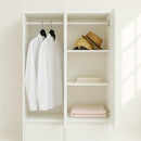 Elise - Modular Closet System With Mirror And Customizable Storage - White by HouseOfZazla