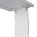 Wall Foldable Table With Multiple Shelves - White by HouseOfZazla