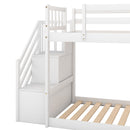 Bunk Bed With Convertible Slide And Stairway by HouseOfZazla